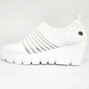 Bernie Mev. Women's White Solange Lightweight Wedge Runners Size 38 & 40